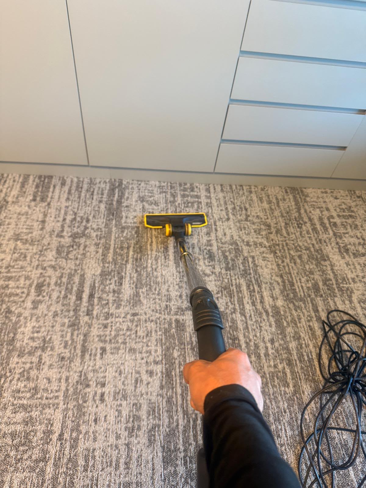 Carpet before deep clean